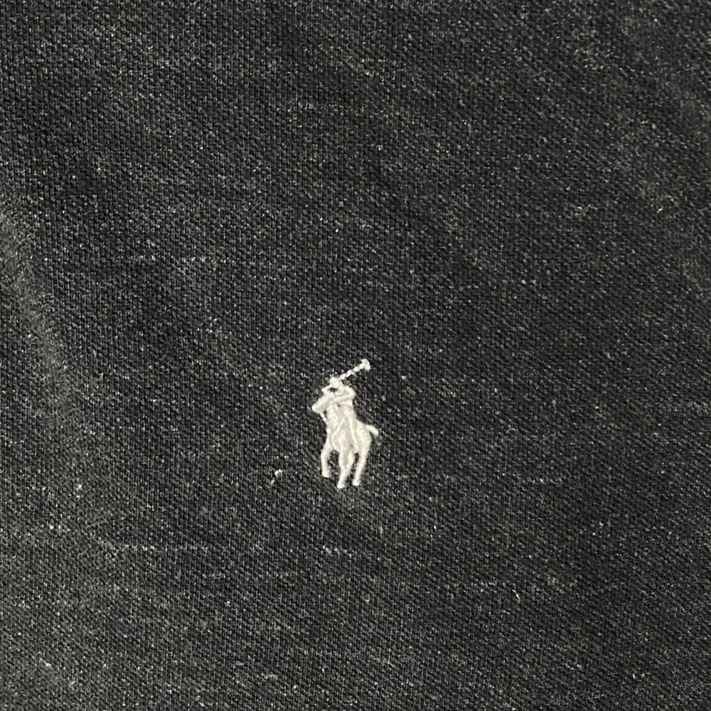 Polo Ralph Lauren Preppy Dark Grey Long Sleeve Polo Top Classic Fit Essential XL